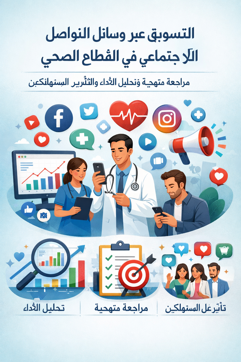 التسويق عبر وسائل التواصل الصحي